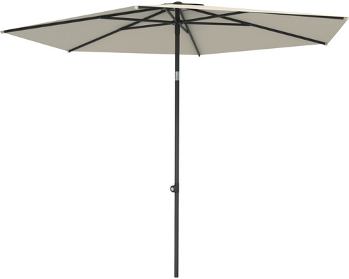 Parasol Soluna Parasol Dijon Push Up Ø 300 cm écru