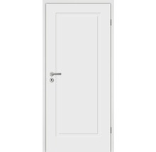 Porte intérieure blanche avec cadre et garniture de poignée