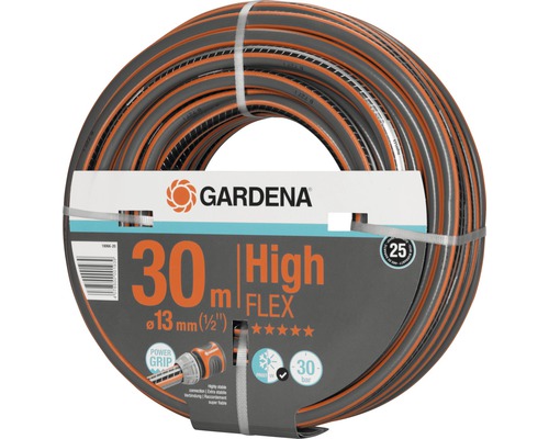 Gardena High FLEX Gartenschlauch, 30 Meter lang und 13 Millimeter Durchmesser