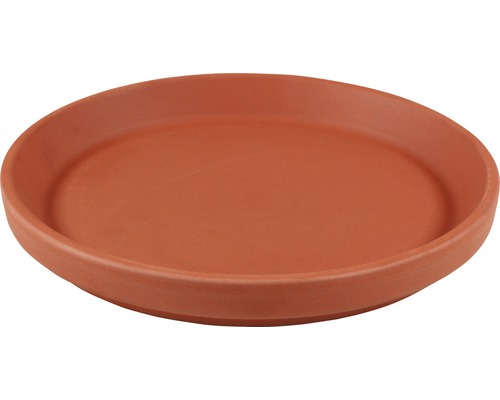 Blumentopf Untersetzer XLU Ton Ø 8,7 H 1,4 cm terracotta