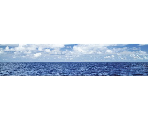 Crédence de cuisine mySpotti Splash Horizon horizon nuages eau 2800 x 600 mm SP-F2-1263