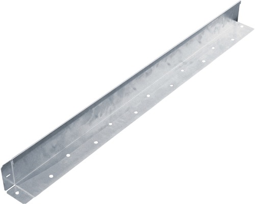 Bordure de pelouse droite 'alu Light' 121 x 5 cm Cornière métallique avec trous