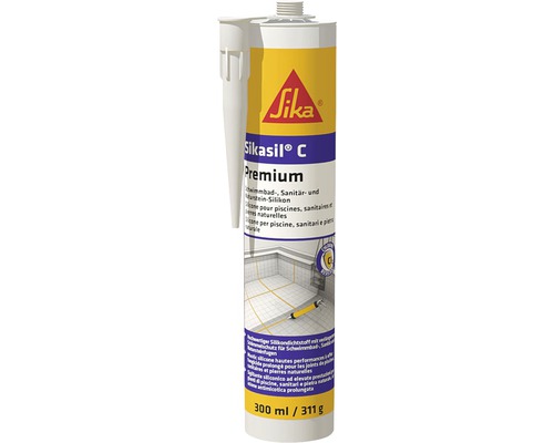 Sikasil C Premium Dichtstoff schneeweiss 300 ml