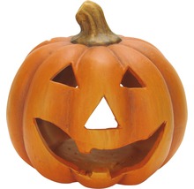 Lanterne citrouille avec visage sculpté pour Halloween