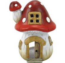 Figurine décorative de maison champignon pour le jardin