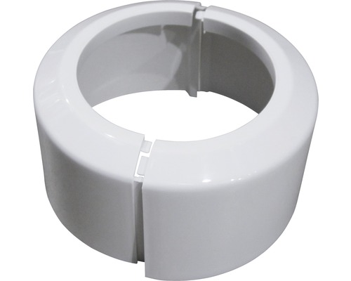 Rosace rabattable en PVC pour WC blanche Rosace de tuyau de chauffage en plastique