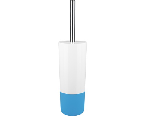 Ensemble brosse WC spirella MOJI fixe blanc brillant 10.17575