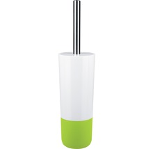 Garniture de brosse de toilette avec récipient et manche en métal