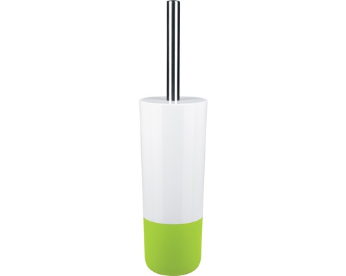 Ensemble brosse WC spirella MOJI fixe blanc brillant 10.17581