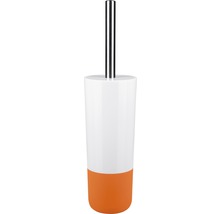Brosse de toilette avec récipient et manche en métal