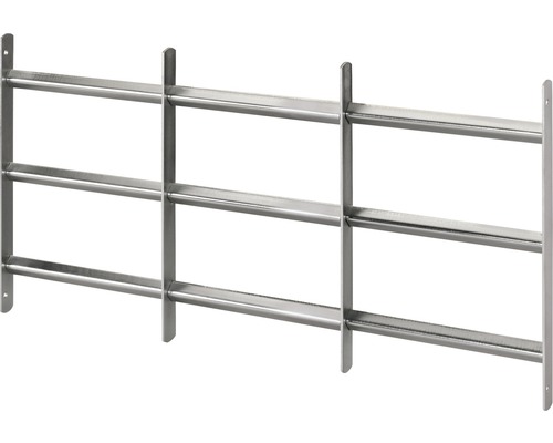 Grille de fenêtre Venlo, extensible 700-1050 x 450 mm Grille de fenêtre métallique à encastrer