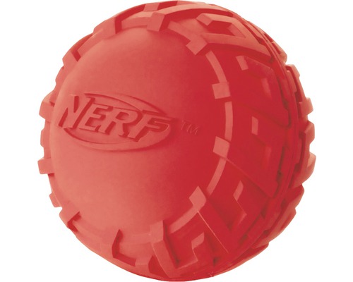 Hundespielzeug Nerf Dog Profil Ball mit Quietscher M, farblich sortiert