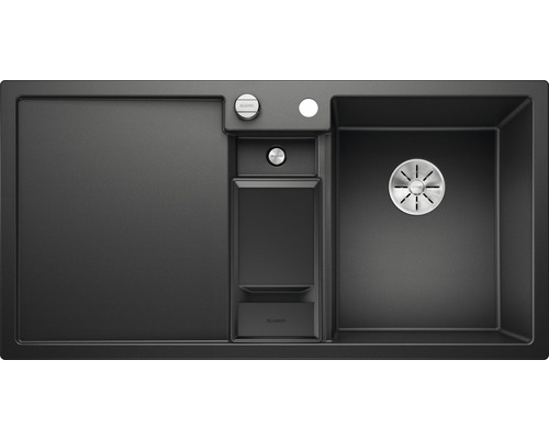 Évier avec égouttoir et accessoires