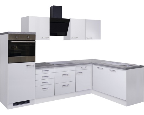 Cuisine complète avec four intégré, hotte aspirante et évier