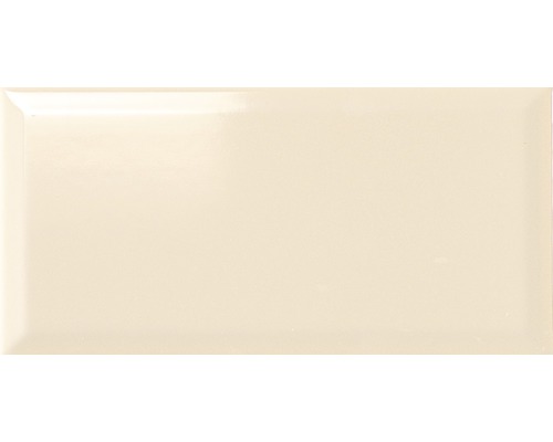 Carrelage mural Lucido Diamant beige, 10x20 cm