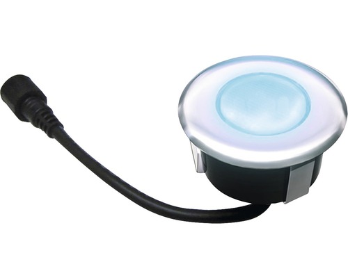 Luminaire encastrable LED Easy Connect Mini Deck Light pour l'extérieur. noir