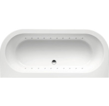 Baignoire rectangulaire avec jets de dessus