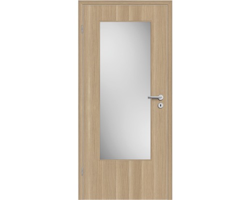 Innentür mit Lichtausschnitt und Drückergarnitur