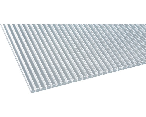 Panneau alvéolaire/Entretoise Gutta en polycarbonate 20-16 transparent 3000  x 980 x 16 mm - HORNBACH