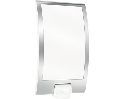 Steinel Sensor Aussenwandleuchte 1-flammig 286x162 mm L 22 S edelstahl/weiss Nachtlicht mit Sensor