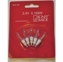 Lampes de rechange Konstsmide 2,4V 0,168W, 5 pièces