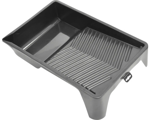 Bac à peinture en plastique avec zone d''essorage rainurée