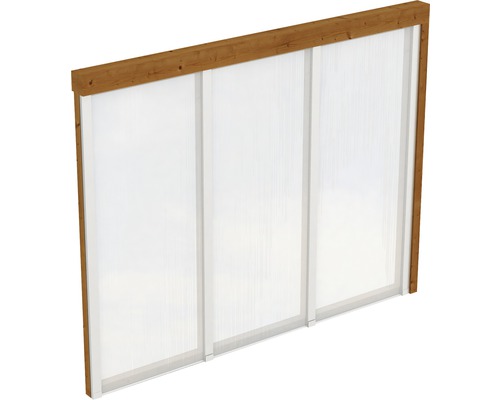Paroi latérale SKAN HOLZ für Toiture pour terrasses 255x200 cm douglasie bois noyer Paroi latérale SKAN HOLZ für Toiture pour terrasses 255x200 cm douglasie bois noyer