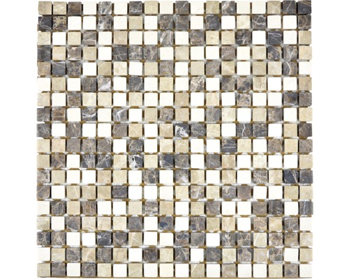Mosaïque en pierre naturelle MOS 15/95 30,5x30,5 cm Mosaïque carrée en pierre naturelle