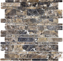 Natursteinmosaik MOS Brick 285 27,5x30 cm-thumb-0