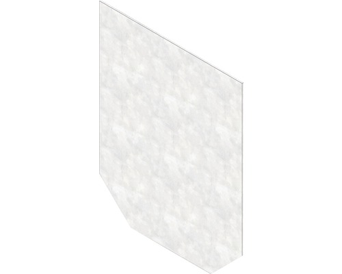 Hauraton Faserfix KS 150 Stirnwand geschlossen verzinkt Typ 010 210 x 265 mm Dekorplatte mit Steindekor für den Innenausbau