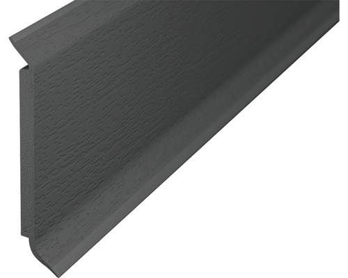 Plinthe en mousse rigide gris foncé 60x2500 mm