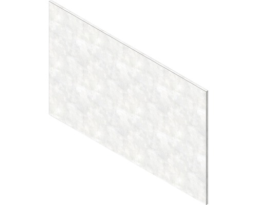 Hauraton Faserfix KS 100 Stirnwand flach geschlossen verzinkt Typ 100 160 x 100 mm Dekorplatte in Marmoroptik für den Innenausbau