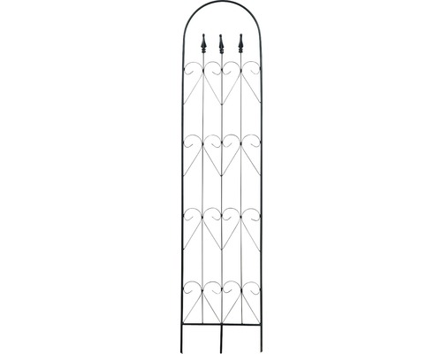 Zierspalier Zora Metall 42x150 cm schwarz