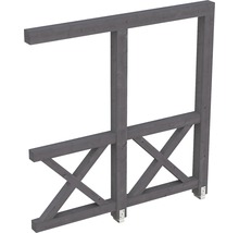 Holzrahmenkonstruktion für den Garten