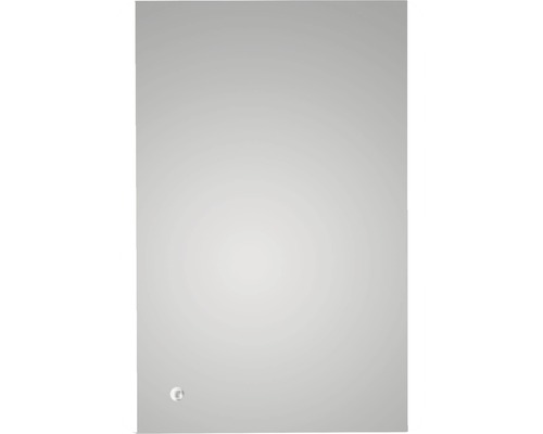 Miroir rectangulaire pour salle de bain avec une source de lumière