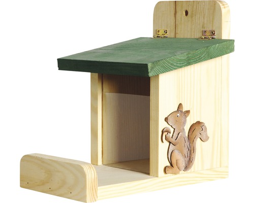 Futterstation für Eichhörnchen 16x23x22 cm tauchimprägniert Futterstation für Eichhörnchen 16x23x22 cm tauchimprägniert