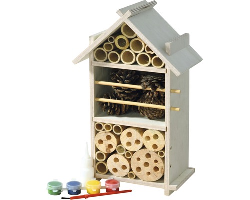 Insektenhotel-Bausatz für Kinder 16 x 9,5 x 28 cm Insektenhotel-Bausatz für Kinder 16 x 9,5 x 28 cm