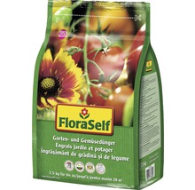 FloraSelf Garten- und Gemüsedünger, 2.5 Kilogramm Packung