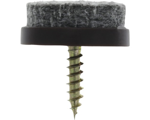 patin pour meuble, hauteur : 9 mm, en feutre, avec vis - dans la boutique  Häfele Suisse