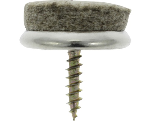 Filzgleiter mit Schraube zur Möbelbefestigung