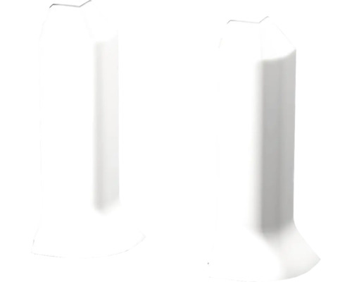 Aussenecken für Hartschaum-Sockelleiste 60 mm weiss