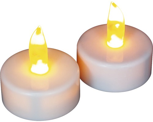 Zwei LED Teelichter