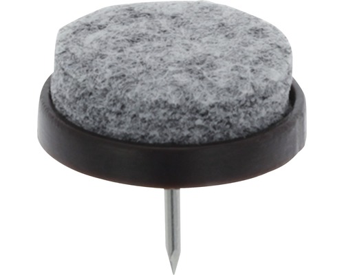 Filzgleiter mit Nagel zur Möbelbefestigung