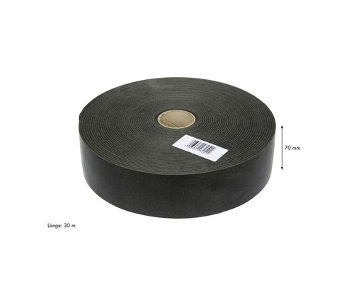 Rouleau de ruban d''étanchéité, longueur 30 mètres, largeur 70 millimètres