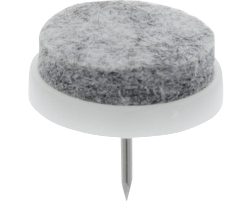 Filzgleiter mit Nagel zur Möbelbefestigung