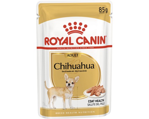 ROYAL CANIN Hundefutter nass Chihuahua Adult in Sauce 85 g Royal Canin Adult Chihuahua Hundenahrung, 85 Gramm