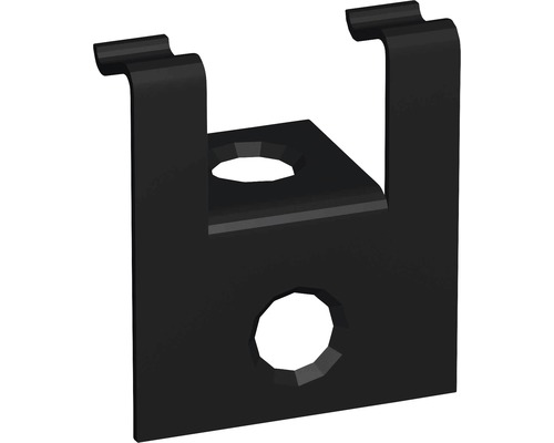 Konsta WPC Anfangs- und Endclips Nativo 30 Clips + Schrauben für Holz- und Aluminium-Unterkonstruktionen