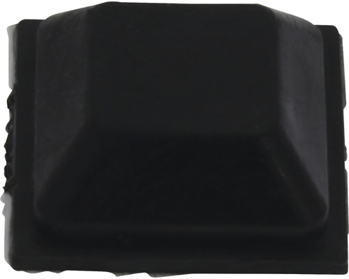 Tarrox Lärmstopper 18 x 18 x 7 mm eckig schwarz 8 Stück selbstklebend