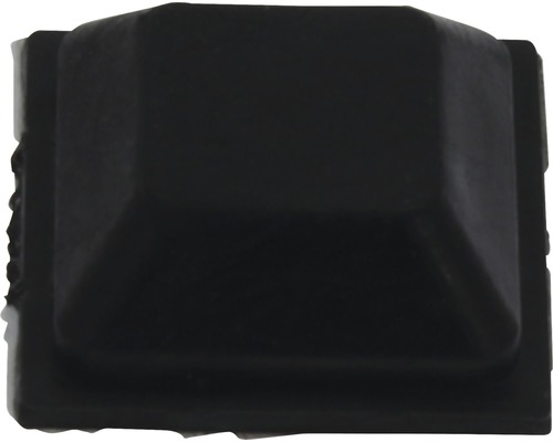 Tarrox Dispositif anti-bruit 18 x 18 x 7 mm carré noir 8 pièces autocollant Patins pour meubles noirs