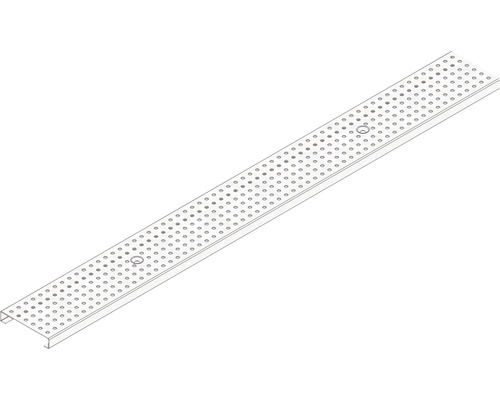 Grille perforée Hauraton DachfixResist 115 zinguée 1000x108x20 mm Grille perforée Hauraton DachfixResist 115 zinguée 1000x108x20 mm